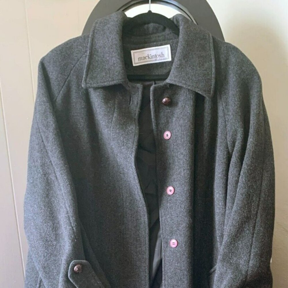 Mackintosh Vintage Women's Wool Coat L/XL